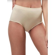 Elite Life Kadın Yüksek Bel 3D Dikişsiz Iz Yapmaz Ten Slip Korse Mikrofiber Külot