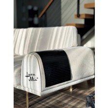 Siyah Koltuk Kenarı Matı 37X65 cm