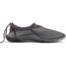 Serabien 5424 Unisex Fileli Deniz Havuz Plaj Ayakkabısı Gri-Gri Kaydırmaz Tabanlı Tekstil Malzeme