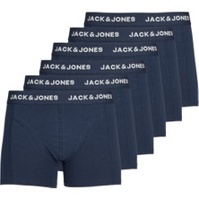 Jack Jones Erkek Lacivert Renk 6 Lı Boxer 12171946