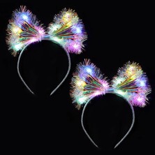 Fiyonk Gece Tacı Fiber Işıklı Ledli