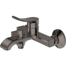 Valtemo Europe Özel Tasarım Art Gray Antrasit Duş Banyo Bataryası