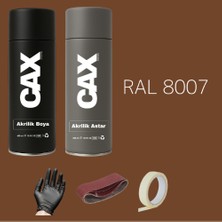 CAXCOLORS Sprey+Astar Premium Özel Yapım Akrilik Sprey Boya Seti 400 ml (Araba-Metal-Plastik-Ahşap)