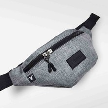 Unisex Gri Bel&göğüs Çantası Waistbag Hip Pack