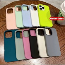 Apple Iphone 13/14 Uyumlu Kılıf Yumuşak Silikon Içi Kadife Lansman Kapak .