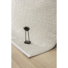 Modern Dokuma Halı Yıkanabilir Oturma Odası Halısı Salon Halısı Mutfak Gri