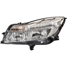 Far+Sinyal Sol Opel Insignia 08- (Elektirkli) (H7+H1+PY21W) Sptgl