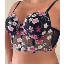Nikita's Design Çiçekli Dolgulu Sütyen Külot Takımı