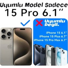 Apple Iphone 15 Pro Uyumlu Kılıf Yumuşak Silikon Içi Kadife Lansman Kapak .
