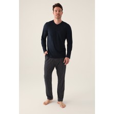 Erkek Siyah Pijama Takımı