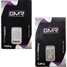 Gmr E-Gümüş 15GR Külçe Gümüş