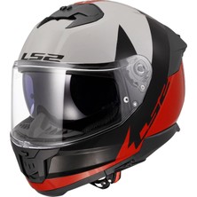 Ls2 Stream 2 Thunderbız Siyah-Kırmızı Kask