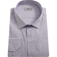 Uki Lila Comfort Fit Uzun Kol Gömlek