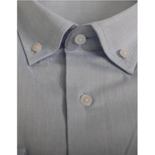 Uki Mavi Comfort Fit Uzun Kol Gömlek