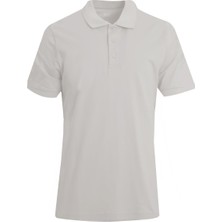 Uki Ekru Comfort Fit Polo Yaka Pike T-Shirt