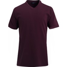Uki Mürdüm Comfort Fit V Yaka Basic T-Shirt