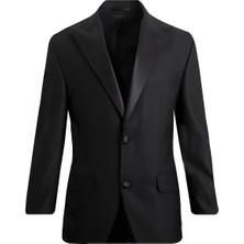 Uki Siyah Sivri Yaka Smokin Takım