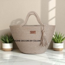 Midi Hasır Çanta El Çantası Kol Çantası Handmade Plaj Çantası El Emeği