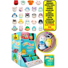 Micromallows Squishmallows Sürpriz Mini Yumuşak Peluş Oyuncak Figür - 6 cm - 1 Adet