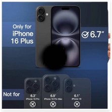 Apple Iphone 16 Plus Uyumlu Kılıf Yumuşak Silikon Içi Kadife Lansman Kapak .