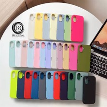 Apple Iphone 16 Plus Uyumlu Kılıf Yumuşak Silikon Içi Kadife Lansman Kapak .