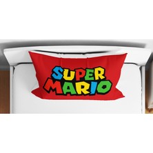 Super Mario 3D Dijital Baskılı Tek Kişilik Erkek Çocuk Çarşafsız Nevresim Takımı
