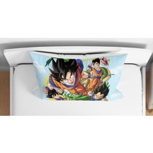 Son Goku 3D Dijital Baskılı Tek Kişilik Erkek Çocuk Genç Çarşafsız Nevresim Takımı
