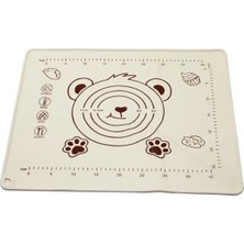 Marsilyan Dikdörtgen  40 x 50 cm  Renkli Silikon  Hamur Matı  Ölçek Çizimli 240 gr