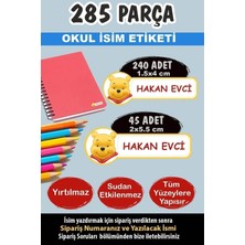 Kt Grup Okul Etiketi Kalem Defter Etiketi Özel Isim Yazılabilen Etiket Winnie The Pooh 285 Parça