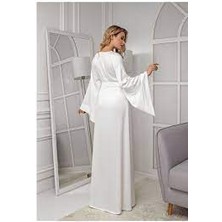 Uzun Ipeksi Saten, Gelin Sabahlık Kimono