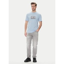 Armani Exchange Bisiklet Yaka Açık Mavi Erkek T-Shirt XM000555 AF10358 U9360 T-Shırt