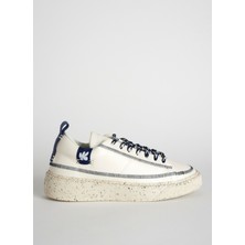 Bonamaso Sneaker, 37, Beyaz - Mavi