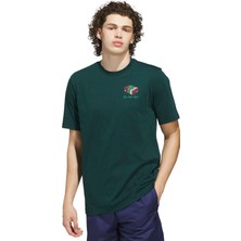 adidas M Hldy Gftbox T Koyu Yeşil Bisiklet Yaka Normal Düz Erkek T-Shirt JN2498