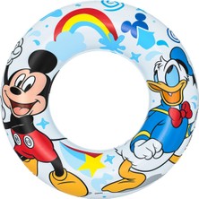 Mavi ve Yeşil Desenli 56 cm Simit, Şık ve Doğal Görünümlü Ev Dekoru Için Ideal