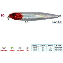 Wily Pancho Cl:50 100MM 14,5gr Top Water