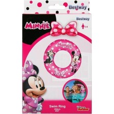 Renkli Minnie Mouse Can Simidi 56 Cm, Eğlence ve Deniz Keyfi Için Mükemmel!