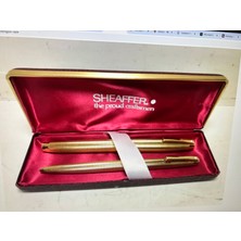 Sheaffer 1970 Ler Altın Uçlu ve Altın Kaplama Kalem Takımı