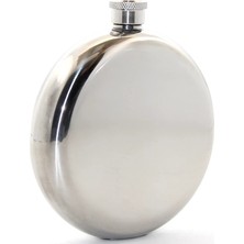 Paslanmaz Çelik Yuvarlak 8 Oz Tekli Matara ALK2677