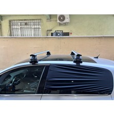 Citroen C4 2011-2018 Oluksuz Üst Tavan Portbagaj Taşıyıcı Ara Atkısı Toros Serisi Pro 4 Gri