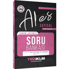 Yediiklim Yayınları 2026 Ales Sayısal Yetenek Tamamı Çözümlü Soru Bankası