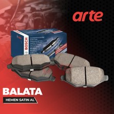 Renault Megane Bosch Arka Fren Balatası Takımı | %100 Orijinal | Elektrik El Freni Uyumlu