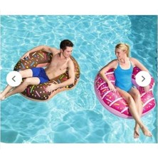 Yeşil Havuz Simidi Donut, 107 Cm, Eğlenceli ve Rahat Yüzme Deneyimi Sağlar