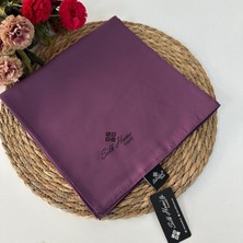 Silk Home Düz Renk Twill Eşarp Mor LTH0213