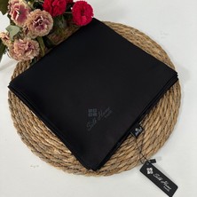 Silk Home Düz Renk Twill Eşarp Siyah LTH0201