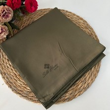 Silk Home Düz Renk Twill Eşarp Kına Yeşili LTH0211