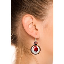 Tahtakolik Akrep Burç Ahşap Küpe