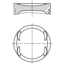 Mahle-Knecht-Behr 0402003 Pıston Segman P306 Gtı Em P306 Gtı Ym Zxsara Vts XU10J4RS 2.0 16V 86.60MM 0.60 Farklı