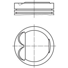 Mahle-Knecht-Behr 0826702 Pıston Segman Vanoslu 0.50MM Bmw M50 E36 E33