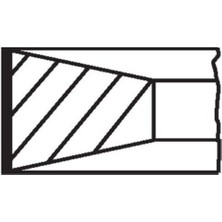 Mahle-Knecht-Behr 04006N2 Segman C3 C4 C5 Berlıngo Iı Jumpy Iıı P206 P207 P307 Expert Iıı Partner Iı 308 3008 C5 Iı C5 Iıı C4 Focus C Ma1.6hdı Dv6 1.6hdı 16V 75.50MM 0.50 Farklı Olcu 3×1.95×2.5