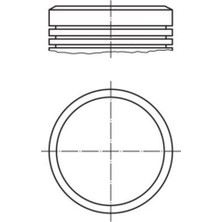 Mahle-Knecht-Behr 0400400 Motor Pıston Segman P307 P206 Partner Iı Berlıngo Iı C3 C4 TU5JP4 1.6 16V 78.50MM Std